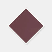 Deep Maroon Solid Color Servet (Hoek)