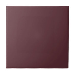 Deep Maroon Solid Color Tegeltje