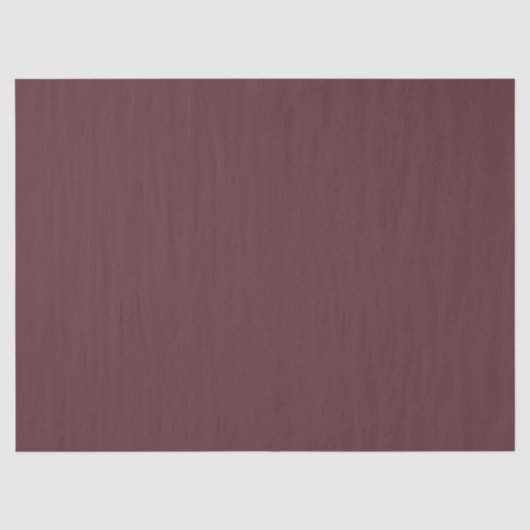 Deep Maroon Solid Color Tissuepapier (Voorkant)