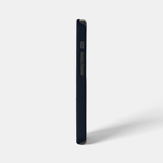 Deep navy pink aangepaste naam iPhone hoesje (Linkerkant)