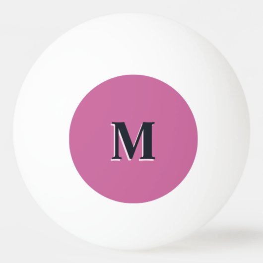 Deep navy pink pingpongbal (Achterkant)