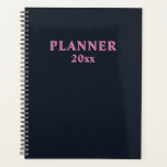 Deep navy pink planner<br><div class="desc">Diepe marine roze Planner. Hex kleurcode #111924</div>