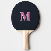 Deep navy pink tafeltennisbatje (Voorkant)