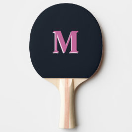 Deep navy pink tafeltennisbatje