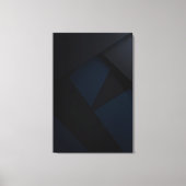Deep Night Geometry Canvas Afdruk (Voorkant)