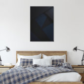 Deep Night Geometry Canvas Afdruk (Insitu (Slaapkamer))