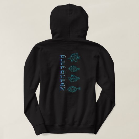 Deep Ocean Hoodie (Design achterkant)