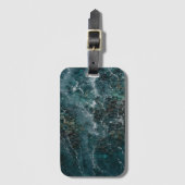 Deep Ocean Rock Texture Bagagelabel (Voorkant (verticaal))