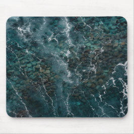 Deep Ocean Rock Texture Muismat