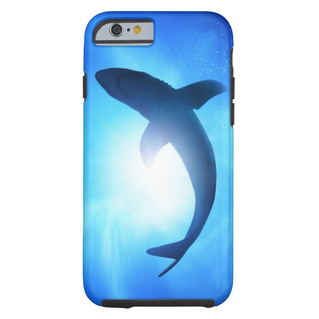 Deep Ocean Shark Silhouette Case-Mate iPhone Case (Achterkant)