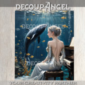 Deep Ocean Symphony - Decoupage - Tissuepapier