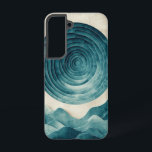 Deep Ocean Vortex telefoonhoesje Samsung Galaxy Hoesje<br><div class="desc">Duik in een hypnotiserende draaikolk van diep blauw water,  meng beweging en mysterie voor een echt betoverende telefoonhoes.</div>