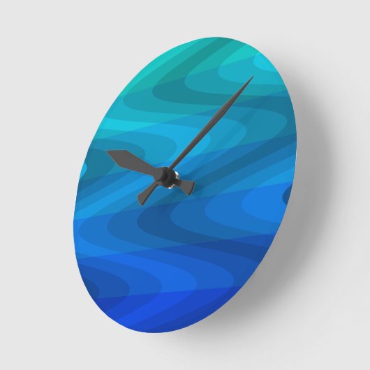 Deep Ocean Waves Muur Klok (Hoek)