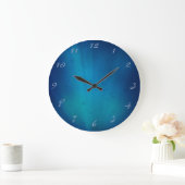 Deep Onderwater Glow Blue Clock Grote Klok (Huis)