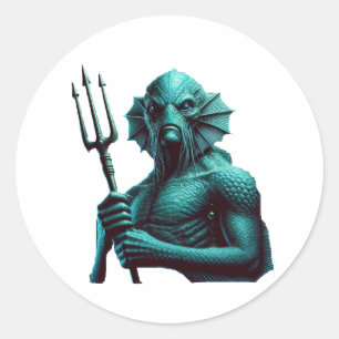 Deep One Ronde Sticker