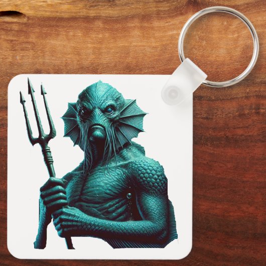 Deep One Sleutelhanger (Achterkant)