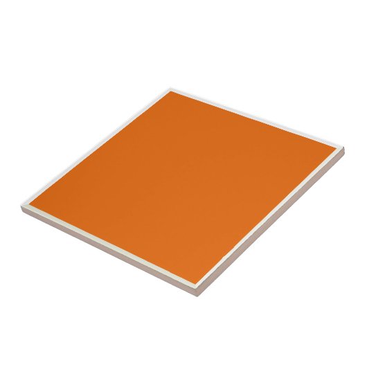 Deep Oranje Tegeltje (Zijkant)