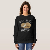 Deep Ottery Dreams Funny For Sea Otters Fan Trui (Voorkant volledig)