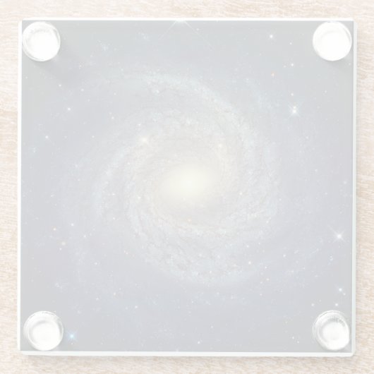 Deep Outer Space Galaxy Glazen Onderzetter (Achterkant)