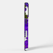 Deep Paars Delphinium Floral Case-Mate iPhone Case (Achterkant / Rechts)