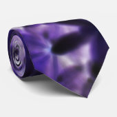 DEEP PAARS DESIGNER STROPDAS (Opgerold)