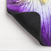 Deep Paars en White Iris Mousepad Muismat (Hoek)
