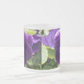 Deep Paars Pansy Matglas Koffiemok (Center)