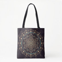Deep Paars Sky Mandala Bag