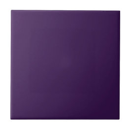 Deep Paars Solid Color Tile Tegeltje