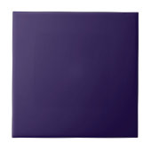 Deep Paars Solid Color Tile Tegeltje (Voorkant)