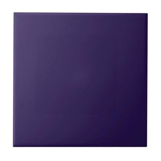 Deep Paars Solid Color Tile Tegeltje (Voorkant)