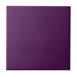 Deep Paars Solid Color Tile Tegeltje
