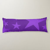 Deep Paars Star Body Pillow Lichaamskussen (Achterkant)