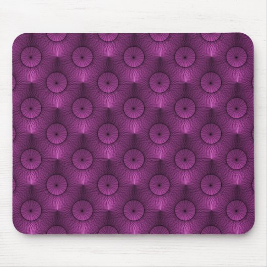 Deep Paars Ultramodern Chic Mousepad Muismat (Voorkant)