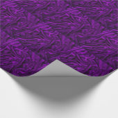 Deep paars velvet  chic elegant chic café cadeaupapier (Hoek)