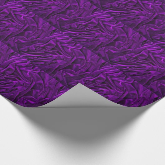 Deep paars velvet  chic elegant chic café cadeaupapier (Hoek)