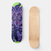 Deep Paars Wolf Tulu Persoonlijk Skateboard (Voorkant)