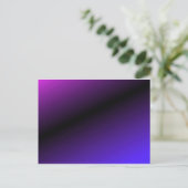 Deep Paarse Art Briefkaart (Staand voorkant)