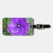 Deep Paarse Hibiscus Flower, Bagagelabel (Voorkant horizontaal)