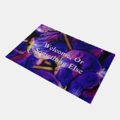 Deep Paarse Lupine Closeup Deurmat (Schuin)