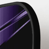 Deep paarse metalen textuur geometrisch ontwerp pickleball paddle (Links Detail)