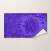 Deep Paarse Rozen Motif Bad Handdoek (Handdoek)
