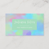 Deep Paarse Soft Visitekaartje (Voorkant)