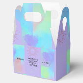 deep Paarse soft weeding stuff Bedankdoosjes (Geopend)