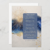 Deep Peace Irish / Ancient Gaelic zegen flat Bedankkaart (Voorkant / Achterkant)