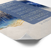 Deep Peace Irish / Gaelic zegening quote Poster (Hoek)