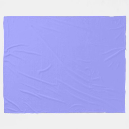 Deep Periwinkle Fleece Blanket Deken (Voorkant (Horizontaal))