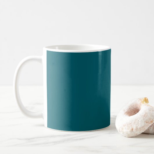 Deep Petrol Coffee Mug Koffiemok (Met donut)