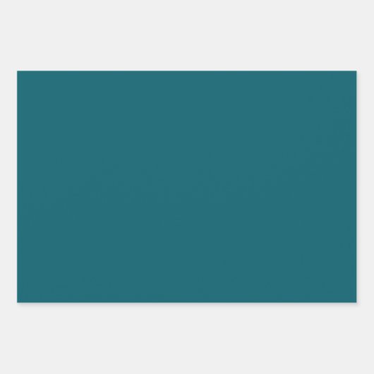 Deep Petrol Wrapping Paper Sheets  (Voorkant 3)