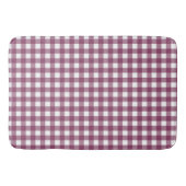  Deep Pink Check Gingham Pattern Badmat (Voorkant)